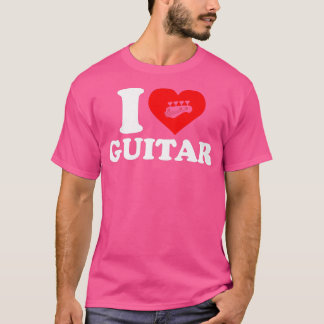 私はギターおもしろいベースGuitar646が大好き Tシャツ