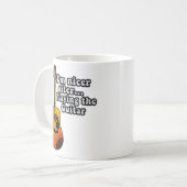 私はギターの遊方が優しい。ヴィンテージ コーヒーマグカップ (正面左)