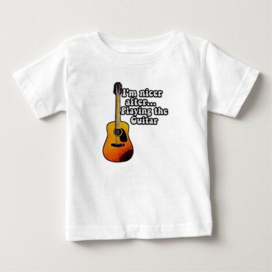 私はギターの遊方が優しい。ヴィンテージ ベビーTシャツ (正面)