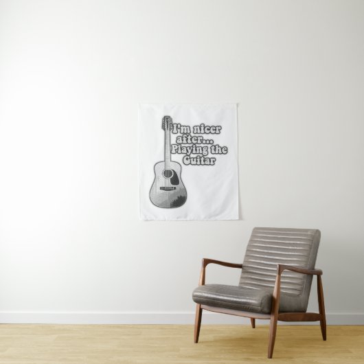 私はギターの遊方が優しい。黒と何 タペストリー (インサイチュ)