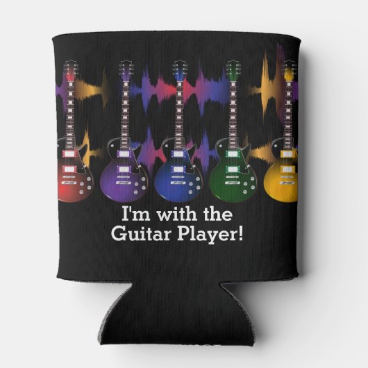 私はギタープレーヤーと一緒だ 缶クーラー (裏面)