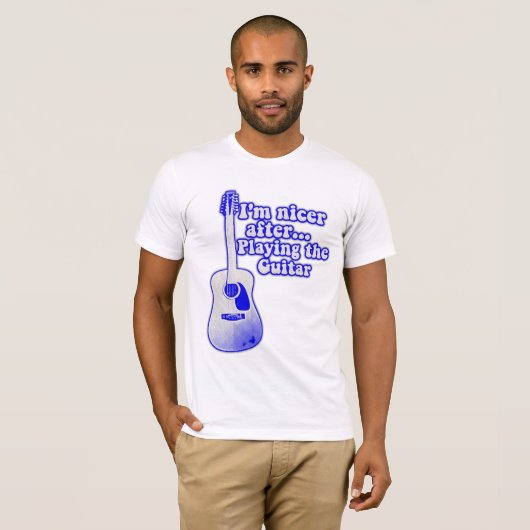 私はギター遊の方が優しい Tシャツ (正面フル)