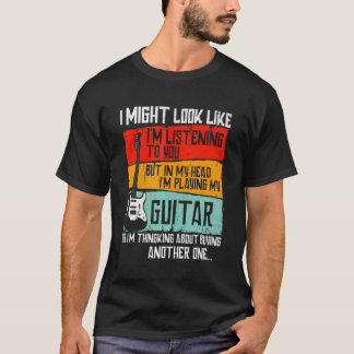 私はギタ君に似てい聞るかもおもしろいしれない Tシャツ