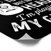 私はギタ君に似聞ているかもおもしろい知れない ポスター (角)