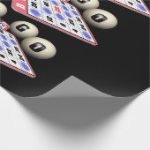 私はギフトの紙を包む私のビンゴを愛します ラッピングペーパー (角)