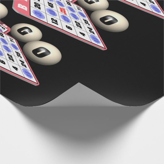 私はギフトの紙を包む私のビンゴを愛します ラッピングペーパー (角)