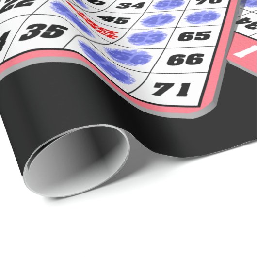 私はギフトの紙を包む私のビンゴを愛します ラッピングペーパー (ロールコーナー)