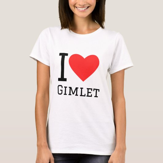 私はギムレットが大好き Tシャツ (正面)