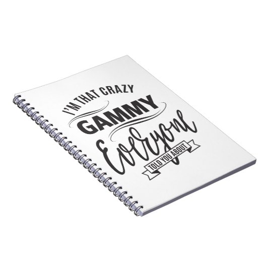 私はギャミ熱狂するー ノートブック (右側)