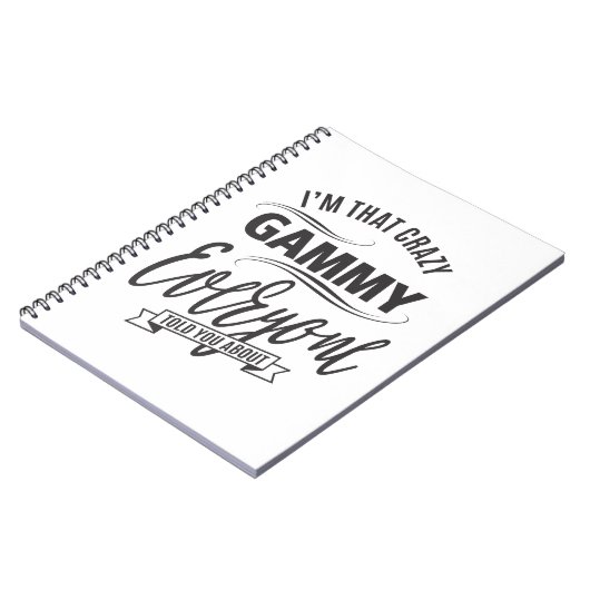 私はギャミ熱狂するー ノートブック (左側)