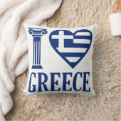 私はギリシャが大好きだ クッション (ブランケット)