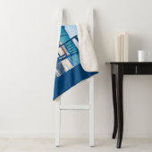 私はギリシャのタベルナ写真の青と白が大好き シェルパブランケット (インサイチュ)