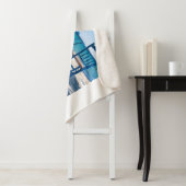 私はギリシャのタベルナ写真の青と白が大好き シェルパブランケット (インサイチュ)