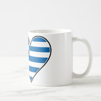 私はギリシャを愛します コーヒーマグカップ