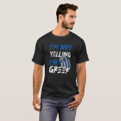 私はギリシャ人だ Tシャツ (正面フル)