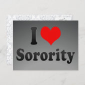 私はギリシャ系団体が大好き ポストカード (正面/裏面)