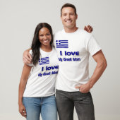 私はギリシャ語の母が大好きだ Tシャツ (ユニセックス)