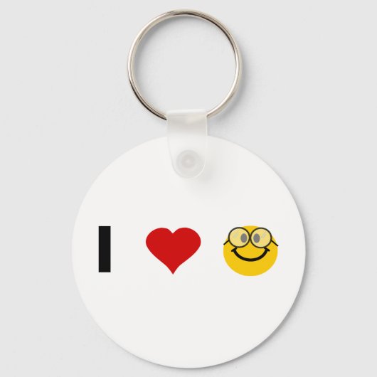 私はギーク キーホルダー (正面)