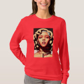 私はクイーンと呼ばれる部族だ Tシャツ (正面)