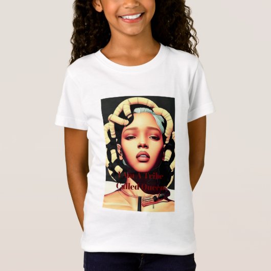 私はクイーンTシャツと呼ばれる部族だ Tシャツ (正面)
