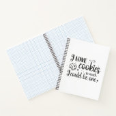 私はクッキーが大好きで、私もクッキーを食べられるのかもしれない ノートブック (内部)