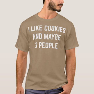 私はクッキーが好きで、多分3人クッキーベーキングジョー Tシャツ