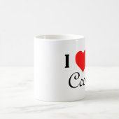 私はクッキーのコーヒー・マグを愛します コーヒーマグカップ (中央)