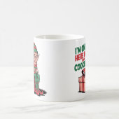 私はクッキーのデザイン コーヒーマグカップ (中央)