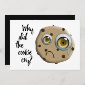 私はクッキーの冗談を恋しく思います 招待状 (正面/裏面)