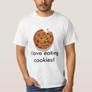 私はクッキーを食べることを愛します! Tシャツ