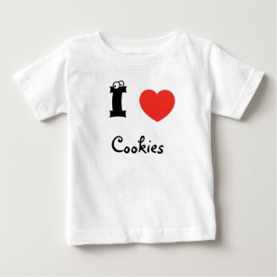 私はクッキーシャツが大好きだ。 ベビーTシャツ