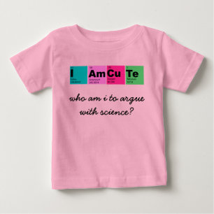私はクテ(科学と議論する相手は誰か) ベビーTシャツ