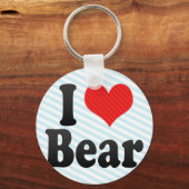 私はクマが大好き キーホルダー (正面)