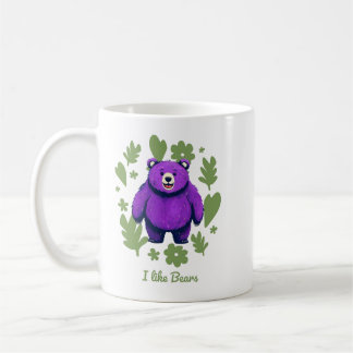 私はクマが好きだ コーヒーマグカップ