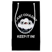 私はクラウド保プンダークBGでおもしろいはできなかった スモールペーパーバッグ (正面)