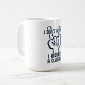 私はクラシック コーヒーマグカップ (正面左)