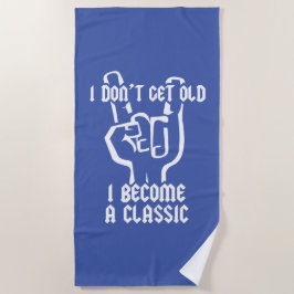 私はクラシック ビーチタオル