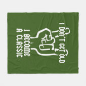 私はクラシック フリースブランケット (正面(横))