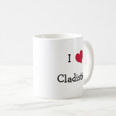 私はクラスディスティクスが大好き コーヒーマグカップ (正面右)