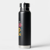 私はクラッシュする準備ができている2年生の新学期 ウォーターボトル (左面)