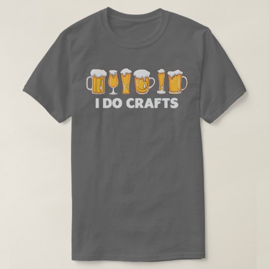 私はクラフツビール飲料アルコールを飲む  Tシャツ (デザイン正面)