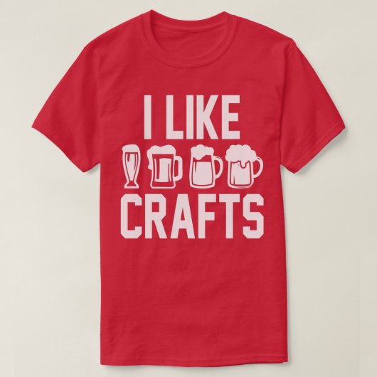 私はクラフトビールTが好きだ Tシャツ (デザイン正面)