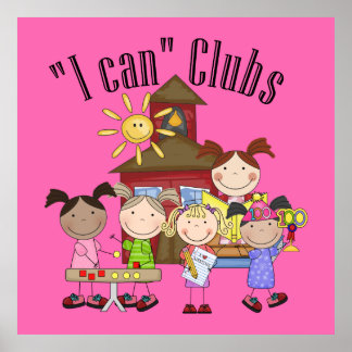 私はクラブでフィギュアのポスター2 ポスター