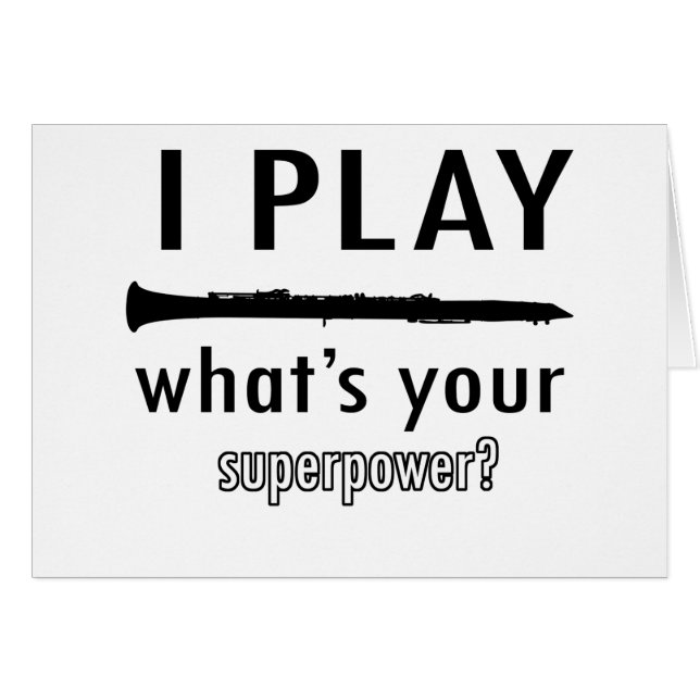 私はクラリネットを遊びます (正面横)