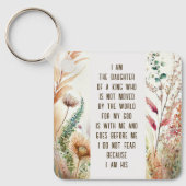 私はクリスチャン引用文の娘だ キーホルダー (正面)