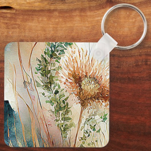 私はクリスチャン引用文の娘だ キーホルダー (裏面)