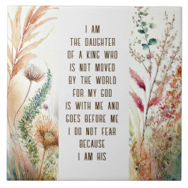 私はクリスチャン引用文の娘だ タイル