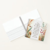 私はクリスチャン引用文の娘だ ノートブック (内部)