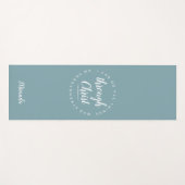 私はクリスチャン・ブルー・グリーンを通してすべてを行うことができる ヨガマット (正面(横))