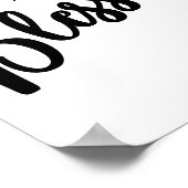 私はクリスチ賛美ンはっきりしたフォント感動的だ ポスター (角)